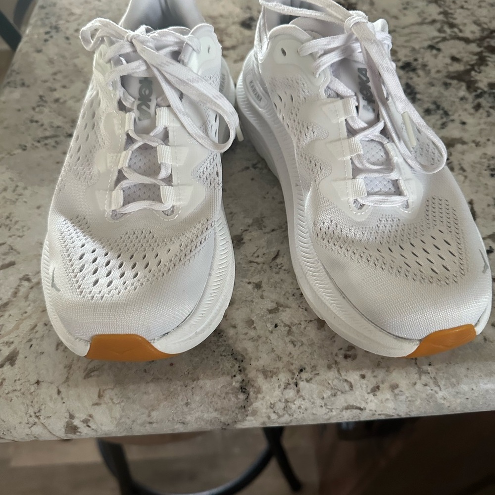 Hoka White Athletic Shoes - Picture 2 of 5